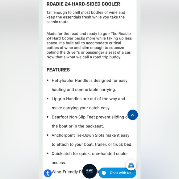 YETI Limited Edition Color Cosmic Lilac 24’ Roadie Cooler - Picture 7 of 7